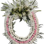 Corona de flores de 1 cabecera