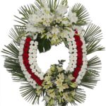 Corona de rosas de 2 cabeceras