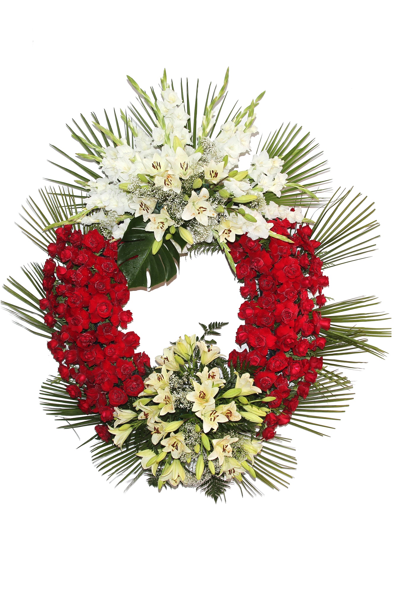 Corona-modeo-9A.jpg Corona grande de rosas de 2 cabeceras - Imagen 1