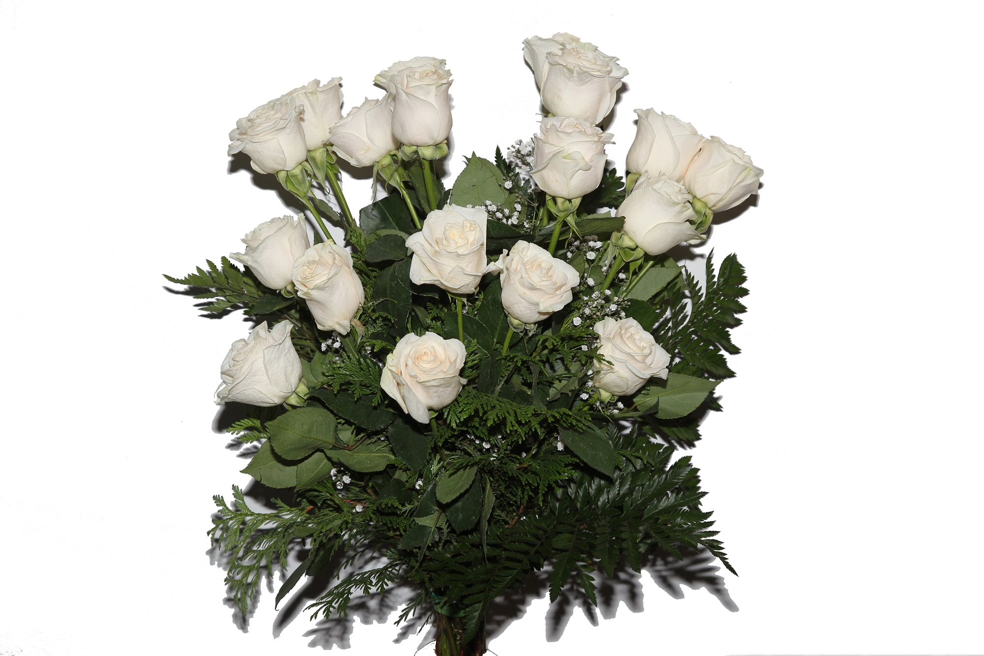 Ramo-18-rosas-blancas.jpg Ramo de 18 rosas blancas - Imagen 1