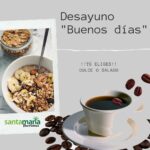 Desayuno "Buenos días" y ramo rosas