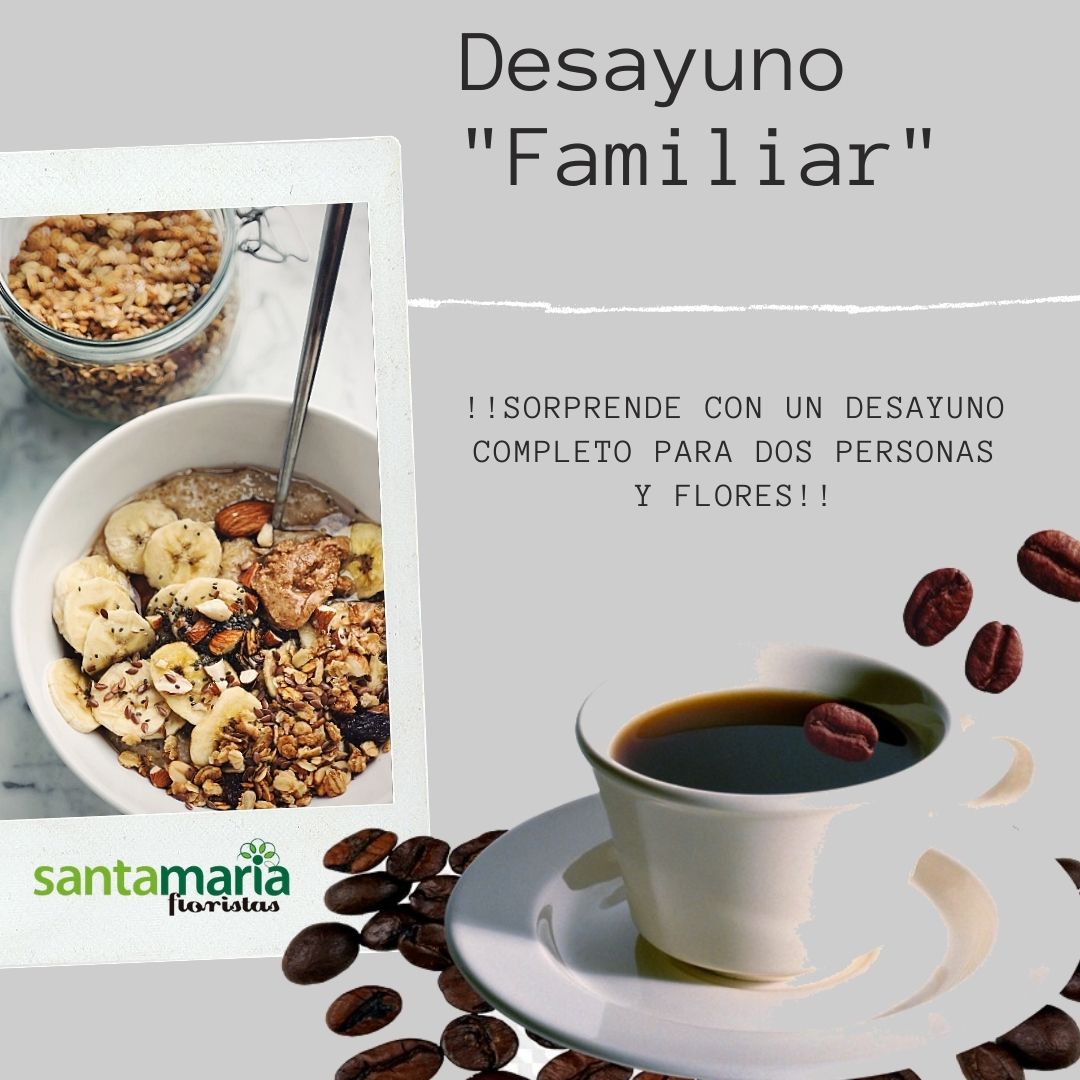 desayuno-familiar.jpg Desayuno "Familiar" y ramo de rosas - Imagen 1